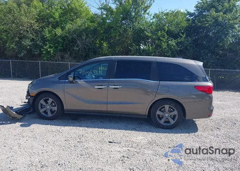 2022 Honda Odyssey Ex z USA, uszkodzony, nr VIN 5FNRL6H51NB023507